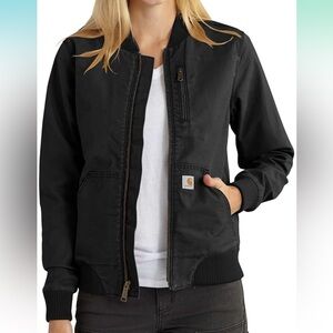 Carhartt Women's Classic Black Bomber Jacket